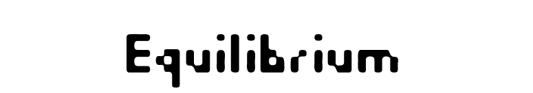 Equilibrium font preview
