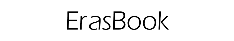 ErasBook font preview