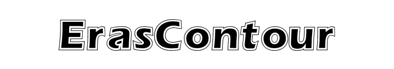 ErasContour font preview
