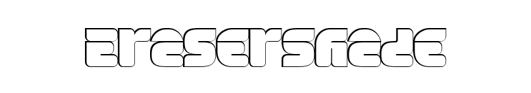 EraserShade font preview