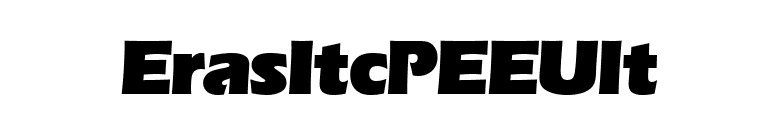 ErasItcPEEUlt font preview