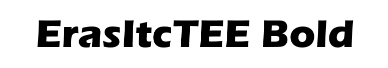 ErasItcTEE Bold font preview