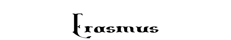 Erasmus font preview