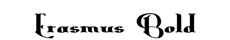 Erasmus Bold font preview