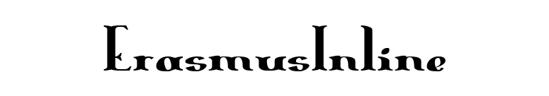 ErasmusInline font preview