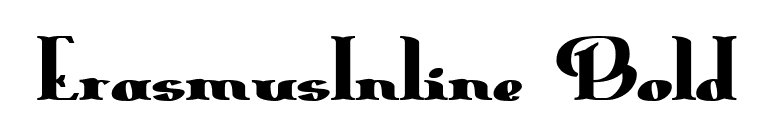 ErasmusInline Bold font preview