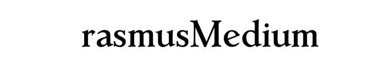 ErasmusMedium font preview