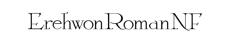 ErehwonRomanNF font preview