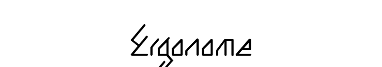 Ergonome font preview