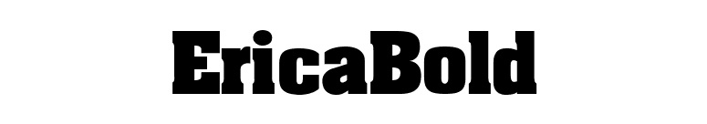 EricaBold font preview