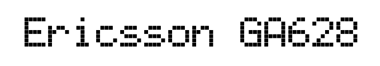 Ericsson GA628 font preview