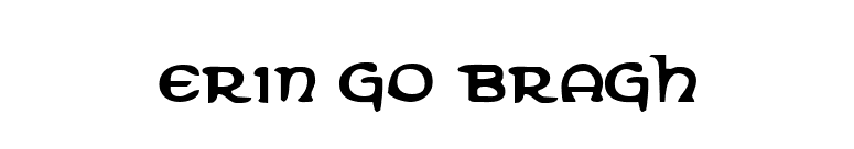 Erin Go Bragh font preview