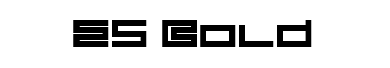 ES Bold font preview