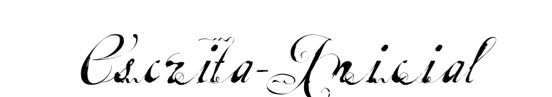 Escrita-Inicial font preview