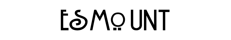 Esmount font preview