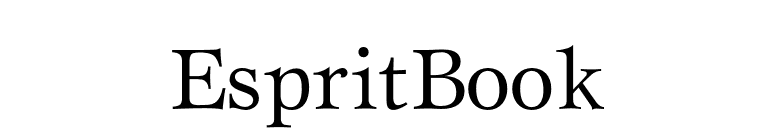 EspritBook font preview