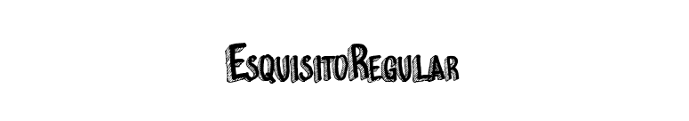 EsquisitoRegular font preview