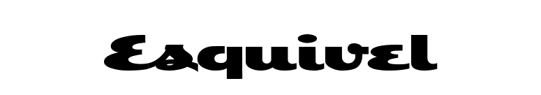 Esquivel font preview