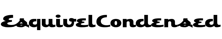 EsquivelCondensed font preview