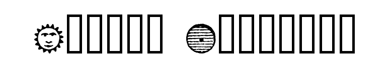 Essene Dingbats font preview