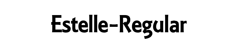 Estelle-Regular font preview