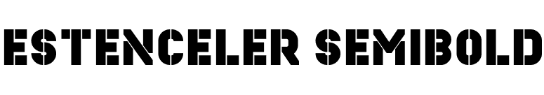 Estenceler SemiBold font preview