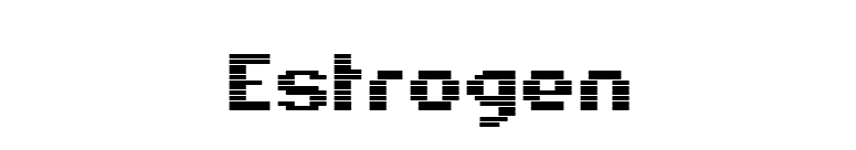 Estrogen font preview