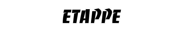 Etappe font preview