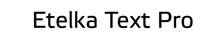 Etelka Text Pro font preview