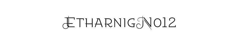 EtharnigNo12 font preview