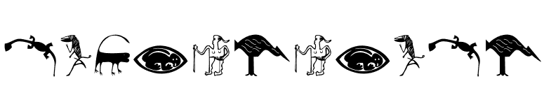 EthnoFontEF font preview