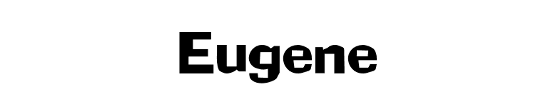Eugene font preview