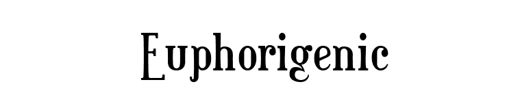 Euphorigenic font preview
