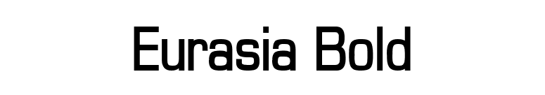 Eurasia Bold font preview
