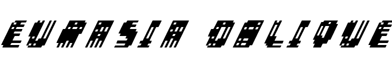 EURASIA Oblique font preview