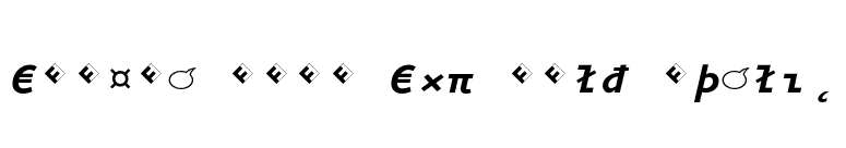 Eureka Mono Exp Bold Italic font preview
