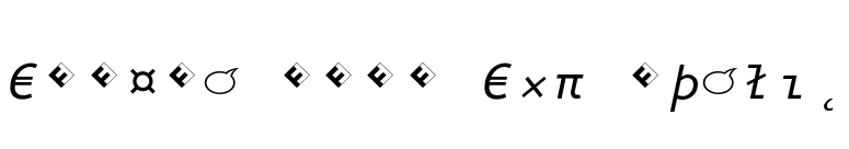 Eureka Mono Exp Italic font preview