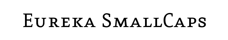 Eureka SmallCaps font preview
