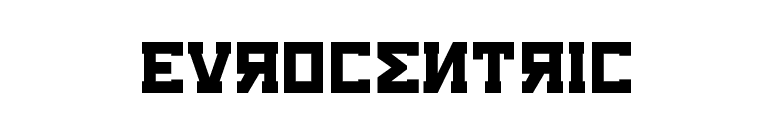 Eurocentric font preview