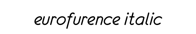 eurofurence italic font preview