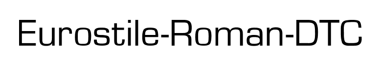 Eurostile-Roman-DTC font preview