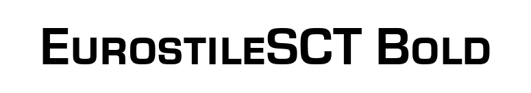 EurostileSCT Bold font preview