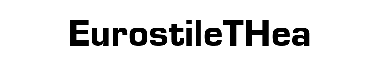 EurostileTHea font preview
