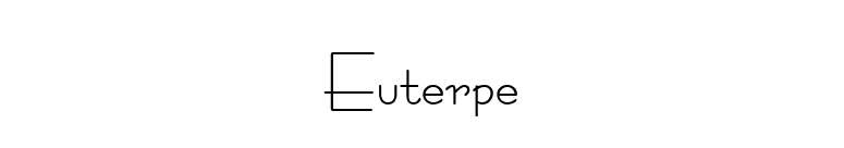 Euterpe font preview
