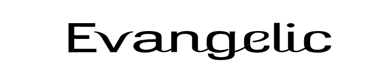 Evangelic font preview