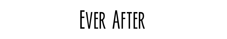 Ever After font preview