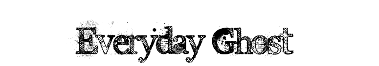 Everyday Ghost font preview