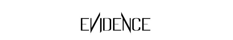 Evidence font preview