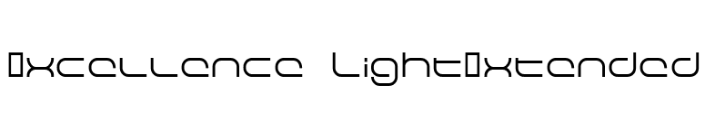 Excellence LightExtended font preview