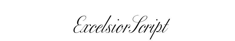 ExcelsiorScript font preview